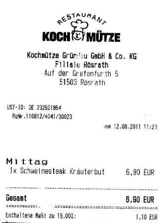 idml Hffner Kochmtze Restaurant